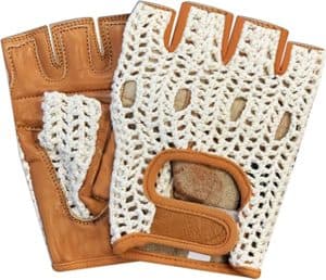 Kango Leather Mesh Gloves W-1037  